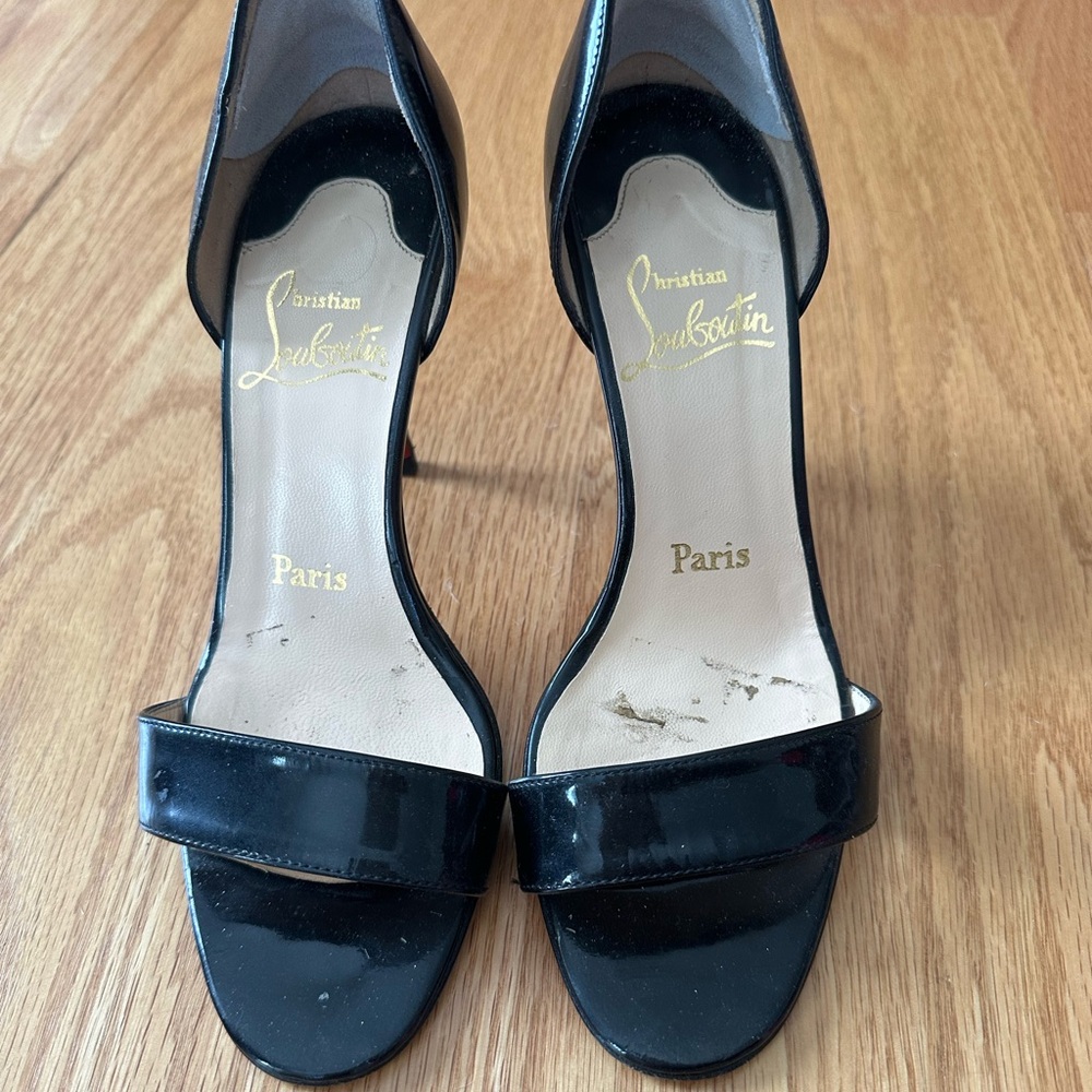 Christian Louboutin Glossy Black Heels